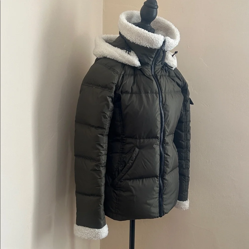Bloomingdales-Aqua Down Jacket with Removable Hood. - Picture 9 of 17